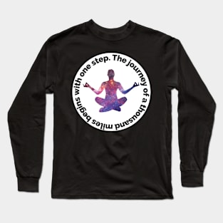 Inspirational Phrase - Lao Tzu Long Sleeve T-Shirt